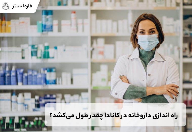 راه اندازی داروخانه در کانادا چقدر طول میکشد؟